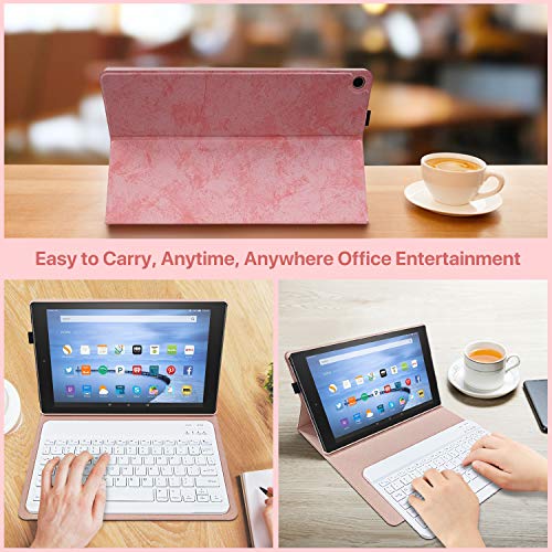 Keyboard Case for 2019 Fire HD 10 9th Generation /7th Generation 2017