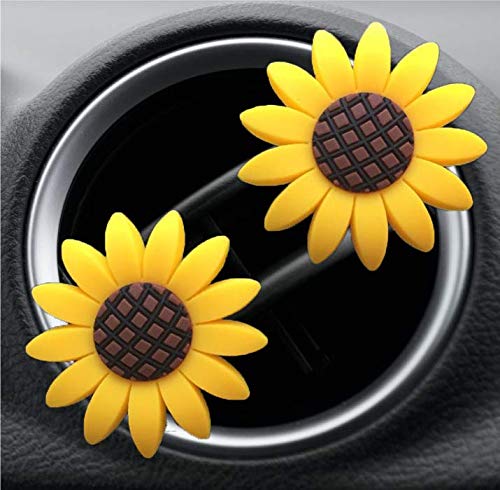 Zadin 2xPACK Sunflower Car Accesories 