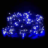 Alkbo christmas lights outdoor twinkle lights Waterproof Party Festival Twinkle String Home Tree 99FT 200 LED Blue
