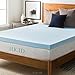 LUCID 3-inch Ventilated Gel Memory Foam Mattress Topper - California King