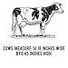 VictoryStore Yard Sign Outdoor Lawn Decorations: Birthday Yard Decoration, Holy Cow! Look Who Is 40, Set of 11 with Stakes