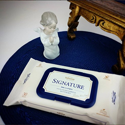 BEBEBSUP Signature Premium Baby Wipes for Sensitive Skins | Flip Top, Embossed Fabric | Unscented | Free of Alcohol, Paraben, Phenoxyethanol, CMIT | Made in Korea (Compact 12 Pack, 360 Count) - Thumbnail 5