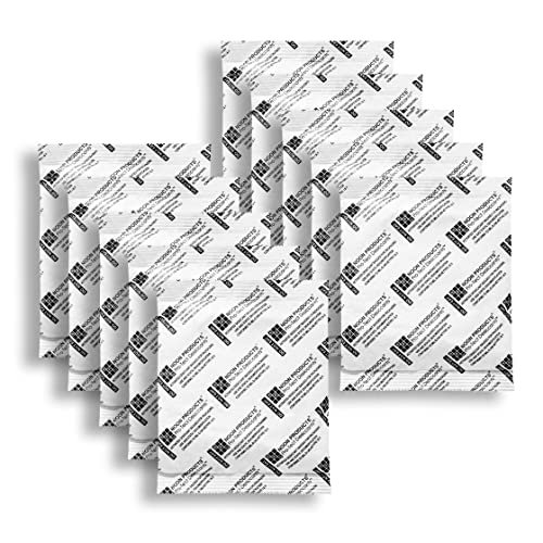 PROTECT 100 Gram (10 Pack) Gel Desiccant Packets, Military Grade