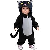 Black Cat Costume for Toddler Baby Boy Girl Halloween Costumes Clothes Toddler Cats Outfit 6 12 Month 2t 3t 4t 5t
