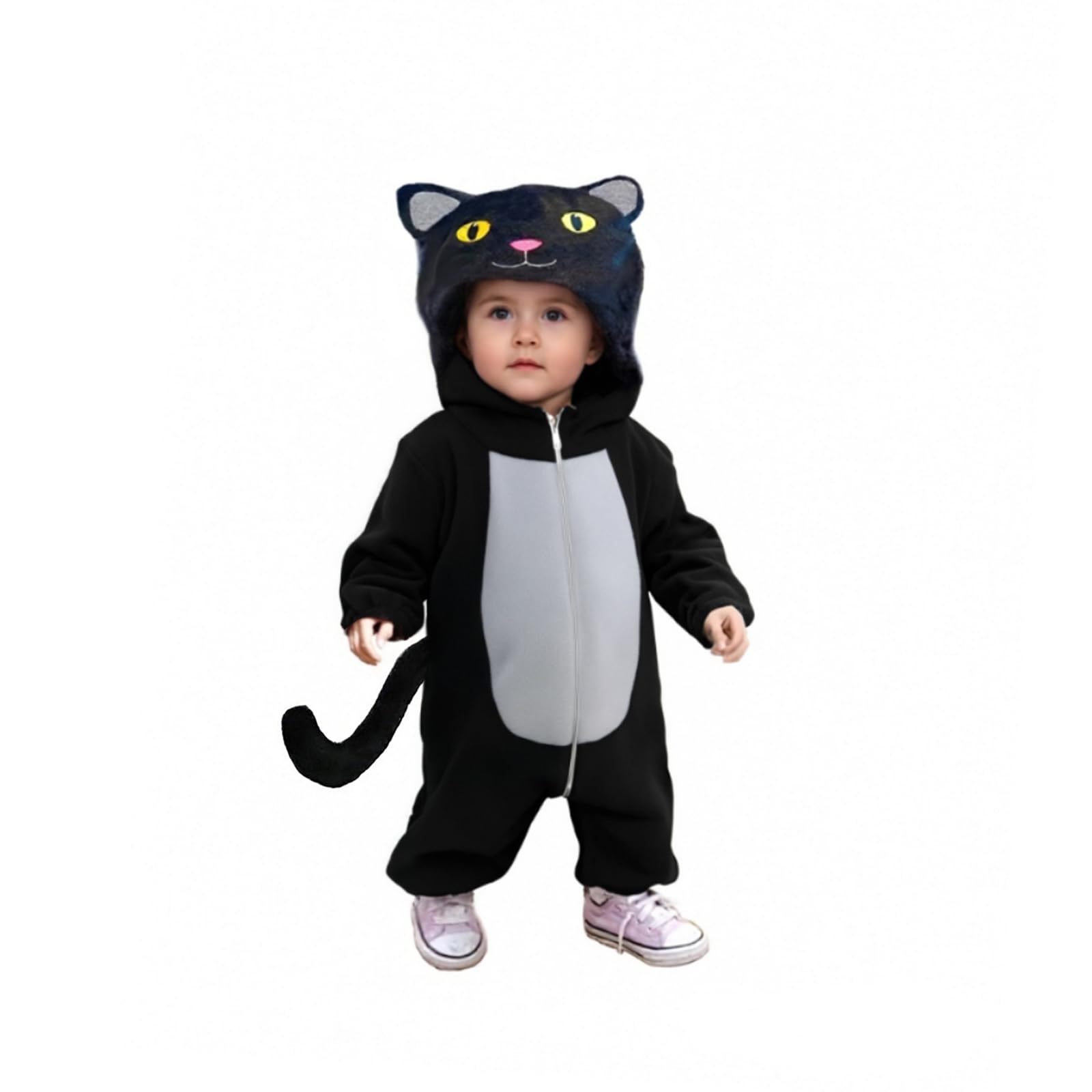 Black Cat Costume for Toddler Baby Boy Girl Halloween Costumes Clothes ...