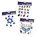 Gift Boutique - Hanukkah Window Gel Clings Decorations 3 Pack Happy Hanukkah Menorah & Star of David Gels Cling Reusable Removable Holiday Stickers Decals Design for Sliding Glass Doors Party Supplies