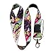 Michael Jackson Rainbow Keychain Holder Lanyard