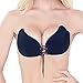 Women's Self Adhesive Bras Invisible Bra Strapless Backless Bra Airy Push up Bra Black 2 D