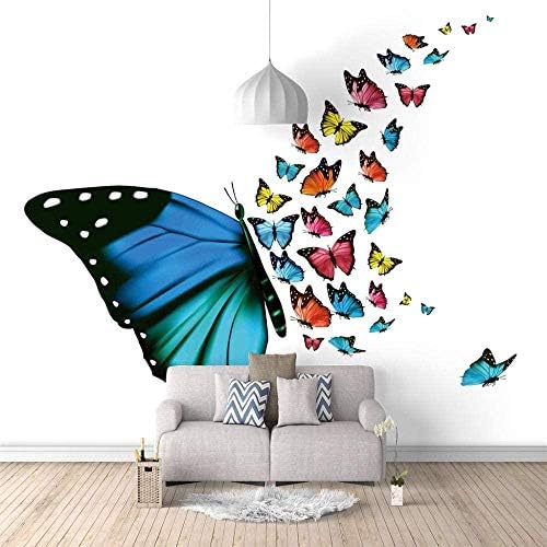 Xiutailtd 3d写真壁紙壁画壁画リビングルームテレビソファ背景壁紙モダンな家の装飾 Cm 蝶 450x315 Seal限定商品
