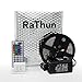 RaThun Led Strip Lighting 5-Meter 16.4 Ft 5050 RGB 150 Leds Flexible Color Changing Full Kit with 44 Keys IR Remote Controller,Control Box,12V 5A Power Supply for Home lighting Decorative