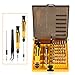 OUTAD 45 in 1 Tool Kit, Mini Portable Precision Screwdriver Bits Hand Tools Kit Set with Tweezers, Extension Shaft for Precise Repair Maintenance