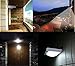 Weefun Solar Motion Sensor light, Outdoor Waterproof, Security, Detection LED Night Light Spotlight for Patio Garden Fence Pathway 24 LED Upgraded