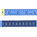 eBoot 60 Inch 150 cm Soft Tailor Tape Measure for Cloth Sewing Waist Bra Head Circumference Tailor Double Sided Cloth Ruler (Blue)