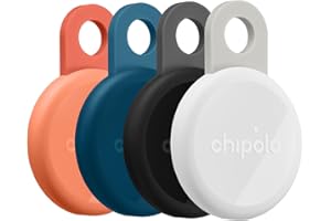 Chipolo LOOP - Rechargeable Bluetooth Tracker for Key and Pocket Location, Compatible with Apple or Google, Call Your Phone & Out of Range Alerts for Android
