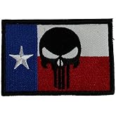 Shooting Made Easy Texas Flag W/Punisher w/Adhesive
