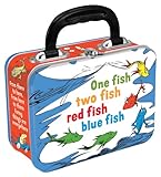 Vandor 17280 Dr. Seuss One Fish/Two Fish Small Tin Tote, Multicolored
