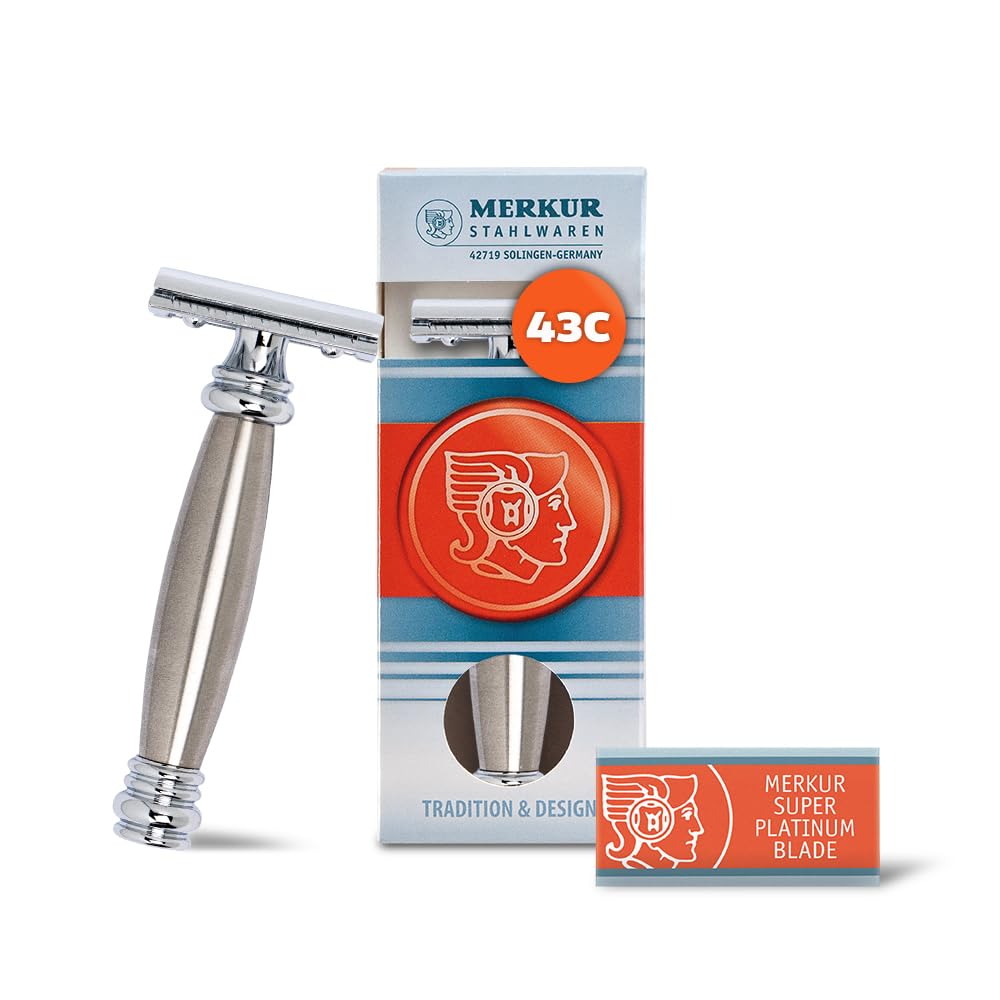 Merkur Heavy Adjustable Razor Chrome Stainless Steel