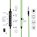 ROVKING Earbuds Headphones Over Ear Wired Sweatproof with Microphone, in Ear Stereo Bass Sport Earphones for Running Jogging Gym Workout for iPhone Android iPod Samsung, Black