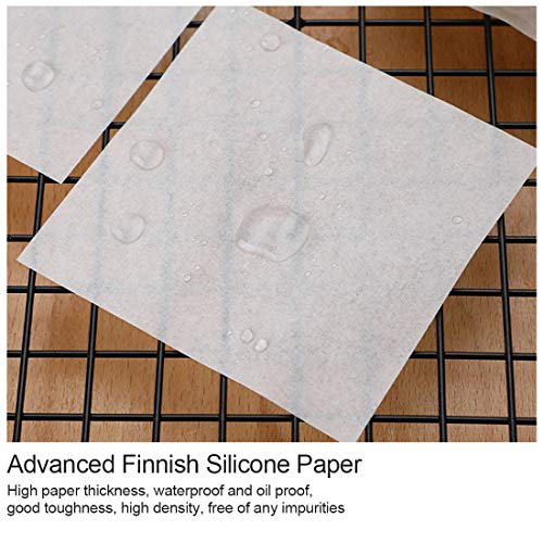 Wax Paper, Air Fryer Liners 500PCS 7x7cm Bamboo Steamer Paper Square