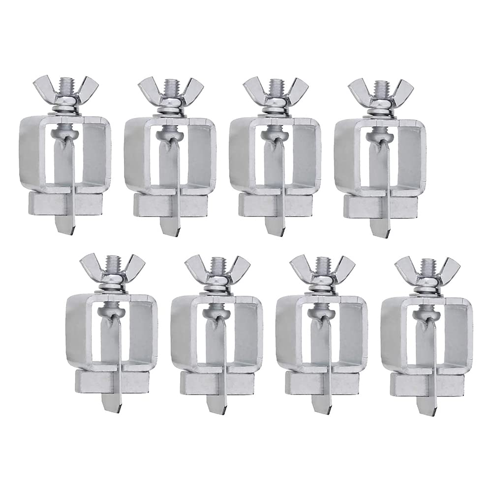Tiardey 8pcs Small Butt Welding Clamps Panel Clamps for Edge to Edge Welding