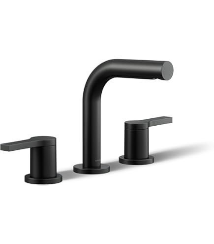 Kohler K-23484-4N-BL Parallel Widespread Bathroom Sink Faucet, .5