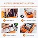 JingChen B11 Thermal Label Maker Wireless Bluetooth Portable Label Printer for iOS iPhone and Android Phone System with Chargeable Battery for Barcode Office Warehouse Clothing Jewelry Label Printing