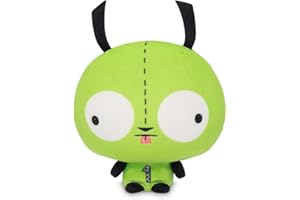 TeeTurtle Cloudheads Gir Plush - 5-Inch Official Invader Zim Stuffed Animal with Embroidered Details - Soft Cuddly Plush Toys for Kids, Teens, and Adults