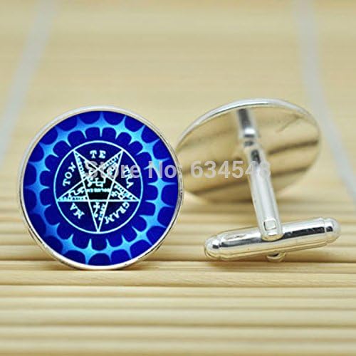 Pretty Lee Kuroshitsuji Contract Black Butler In Silver Cufflinks Glass Cabochon Cufflinks C3732