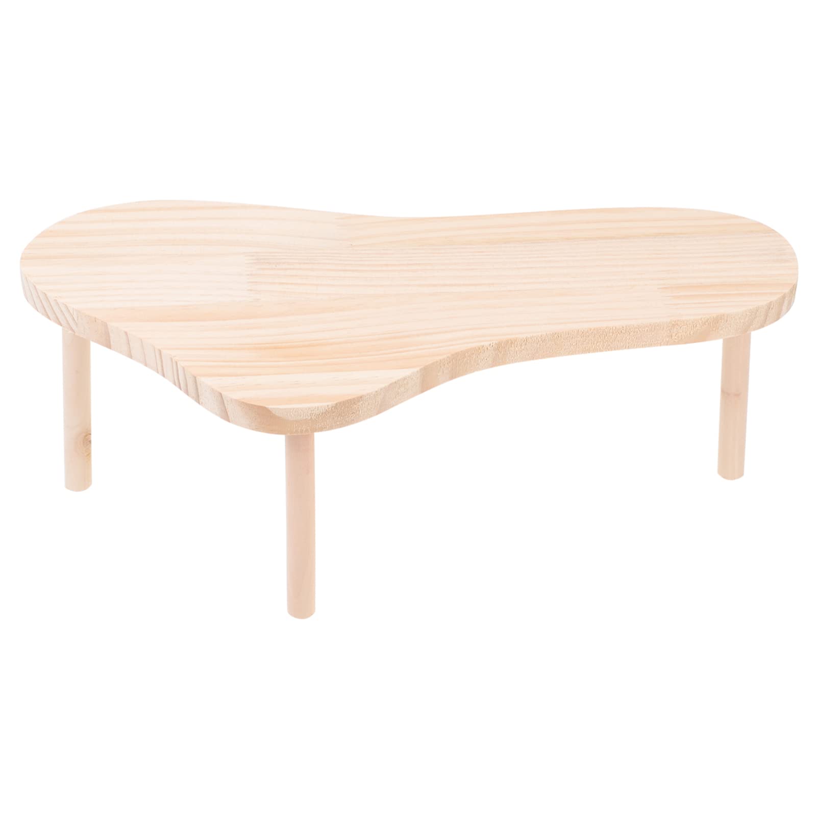 UKCOCO Hamster Platform with Legs, Wooden Hamster Stand Triangle Hamster Cage Platform with Legs hamster Stand Platform Hamster Play Platform Hamster Wooden Platform for Gerbil Hamster Chinchilla