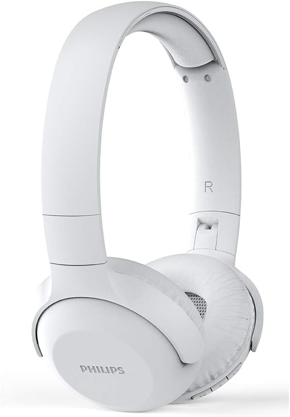 Philips Audio On Ear Headphones UH202WT/00 Bluetooth On Ears (Wireless, 15 Hour Battery, Soft Ear Pads, Built-In Microphone - Image 4