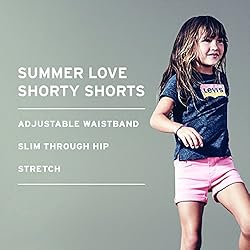 Levi's Girls' Denim Shorty Shorts