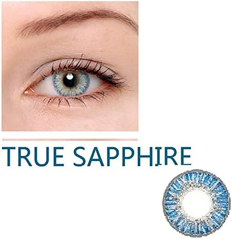 Women Multicolor Cute Charm and Attractive Fashion Contact Lenses Cosmetic Makeup Eye Shadow - Sapphire