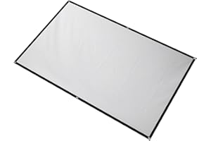 Generic Portable Projector Screen, 16:9 Polyester Home Projector Screen for Office Travel (60 Inch)