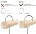 HOUSE DAY Closet Organizers and Storage, Magic Space Saving Hangers, Multi Hanger Closet Organizer, College Dorm Room Essentials, Closet Storage Organization (8 Pack, Silver)