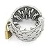 Cock Cage Stainless Steel Kali's Teeth (4 Rows) Ring Male Chastity Device for Male Penis Exercise,Male Chastity Belt Chastity Cage Restraint Men Bondage Fetish