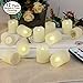 Tea Lights Battery Operated Candles with Remote Flameless Votive Candle LED Tea Light with Timer, Realistic Flickering Tealights Fake Candle Holiday Decoration Battery Remote Candles (12 Set x 1.3