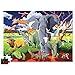 Crocodile Creek - Wild Safari - 72Piece Jigsaw Puzzle for Kids Ages 6 & Up, Multicolor