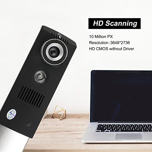 Eloam document camera scanner S1000A3 with 10 MegaPixel HD High-Definition A3 Capture Size,Smart OCR HighSpeed Document Camera
