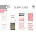 Create365 The Happy Planner Mini Blush Crush, Pink Heart, 12 Month January-December 2018, Dated