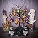 Valery Madelyn 24ct Shatterproof Halloween Ball Ornaments Naughty Halloween Pumpkin and Spider Decorations, Themed with Halloween Wreath (Not Included)
