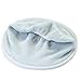 FaSoLa Bathroom Washable Cloth Toilet Seat Cover Pad for Round Stool O-Type