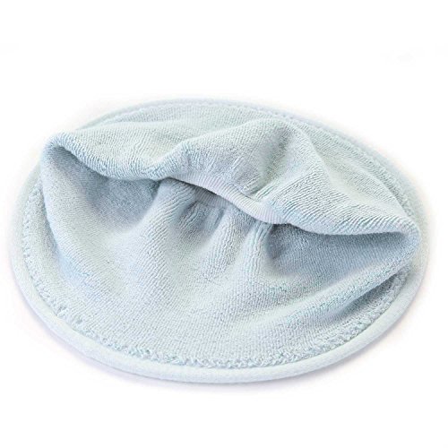 FaSoLa Bathroom Warmer Thicker Washable Cloth Toilet Seat Cover Pad (Blue)