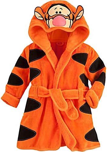 BlcSwan Baby Boy Girl Coral Fleece Spa Party Bathrobe SIZE Orange 3-4Years