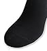 Air Dress Socks, 3 pack European Diabetic Cotton Black Socks - Top Relaxed Grip (M)