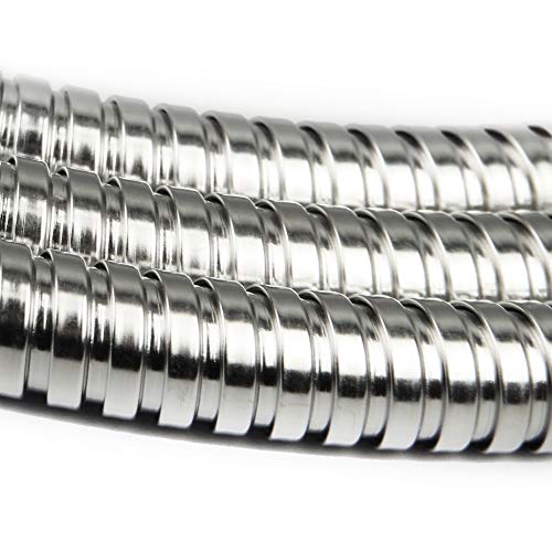 AHODGREAT Replacement Shower Hose 79 Inch Stainless Steel Extra Long Flexible, Chrome Finish - Thumbnail 2