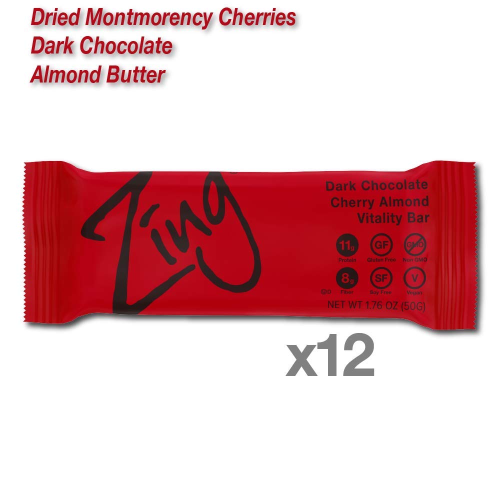Zing Vital Energy Nutrition Bar, Dark Chocolate Coconut