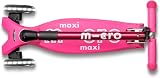 Micro Maxi Deluxe Folding LED Scooter 3 Wheels Pink 5-12 Years 70 kg view 6