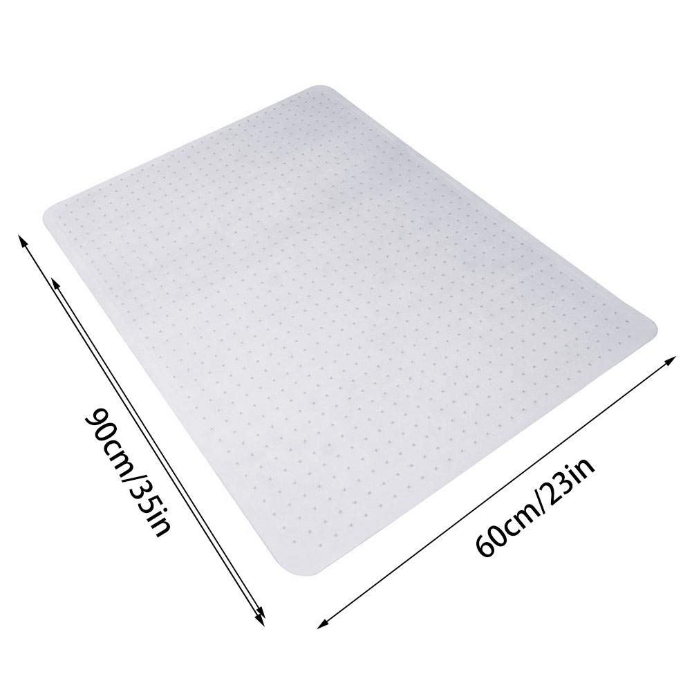 Lightning Delivery Lyleq Carpet Protector Chair Mat Transparent Chair Mat For Carpet Polycarbonate Office Chair Mat For Carpet With Non Slip Studded Backing 23x35 Inch 90 60 Cm Outlet Online Kingpneus Com