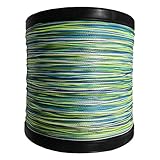 Reaction Tackle Braided Fishing Line Camo Aqua 25LB