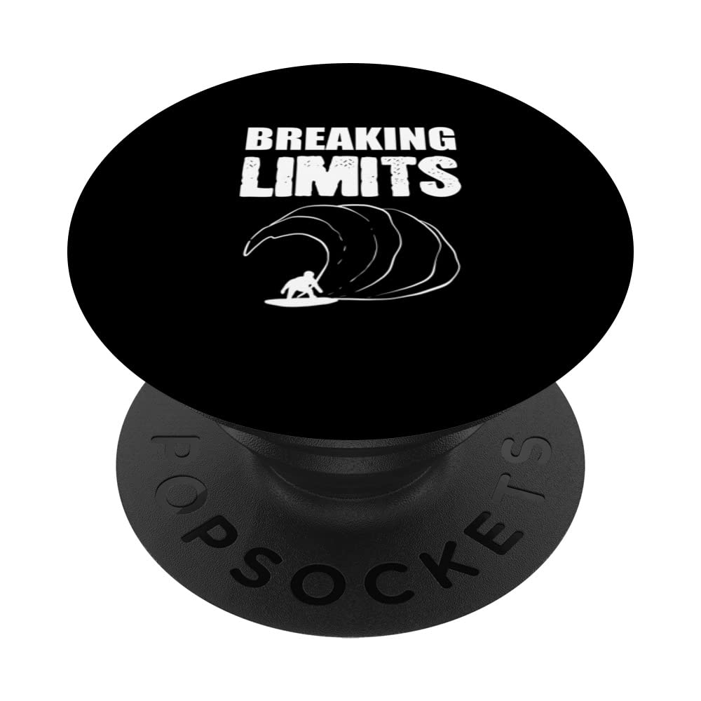 Breaking Limits Surfboarder PopSockets Swappable PopGrip